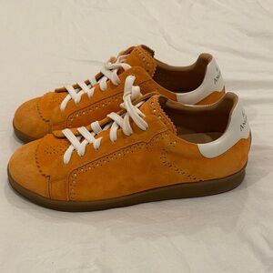 Scott Orange and White Men's Sneakers